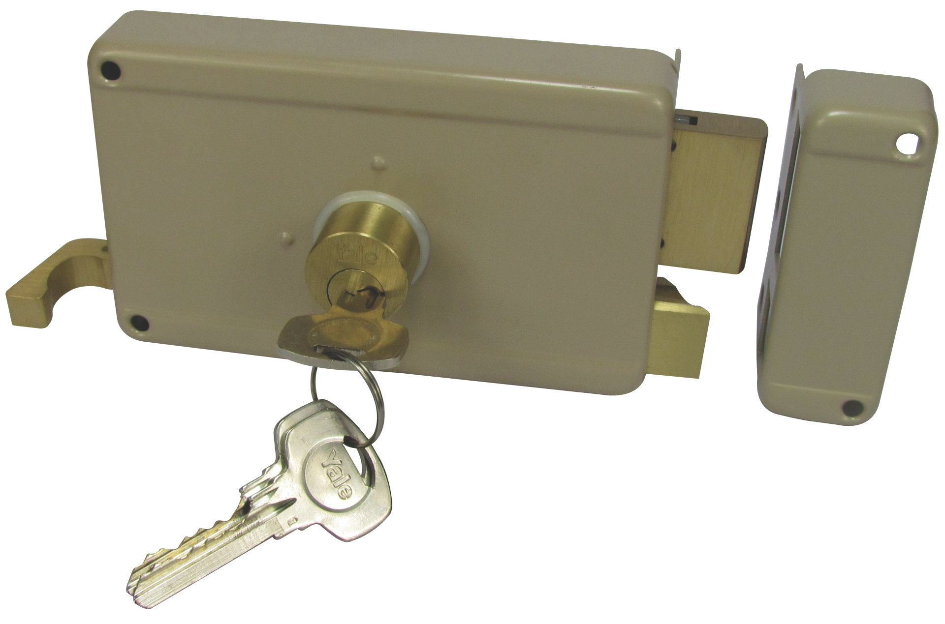Yale Locks & Cylinders Yale Lock “yale” Rim Lock Brass 630 Stainless Steel/Brass Security Lock Hardware